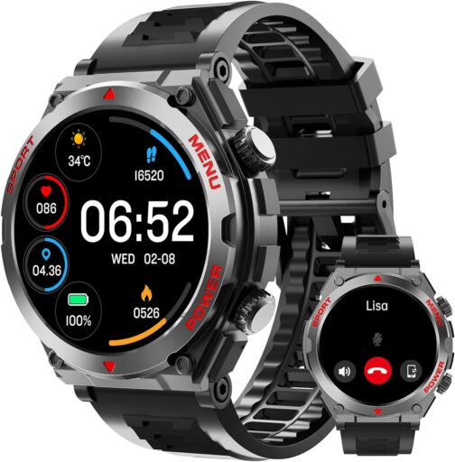 Reloj inteligente militar para hombre - Imagen 2